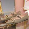 GGJ20037P-26　グッチ GUCCI 2020年夏最新入荷 ホースビット付き ウィメンズ フラットバレエシューズ ローファー フラットシューズ レディースシューズ レザー