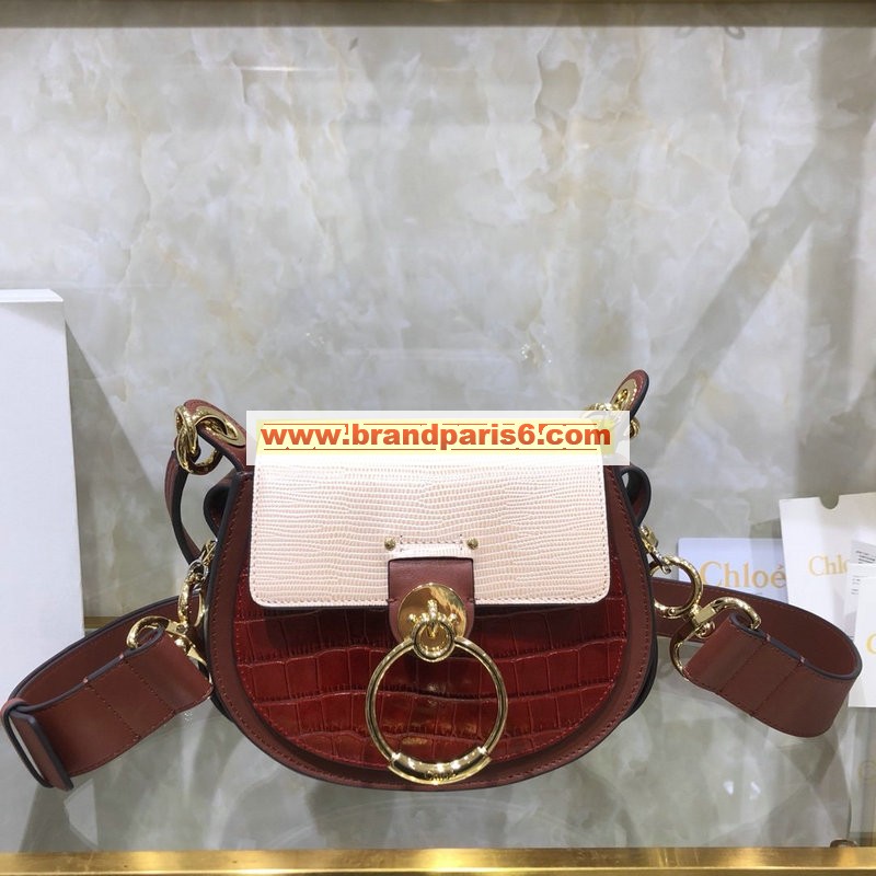 CLE1153PJT-DDB　クロエ CHLOE 2020年最新入荷 Tess スモールバッグ 斜めがけ ショルダーバッグ カーフスキン ラウンドバッグ レディースかばん