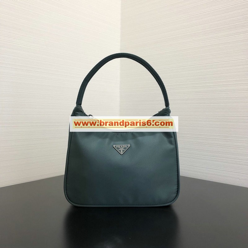 PD1089ML-DDB　プラダ PRADA 2020年最新入荷 Re-Edition ホーボーバッグ ショルダーバッグ ナイロン ライアングルロゴ