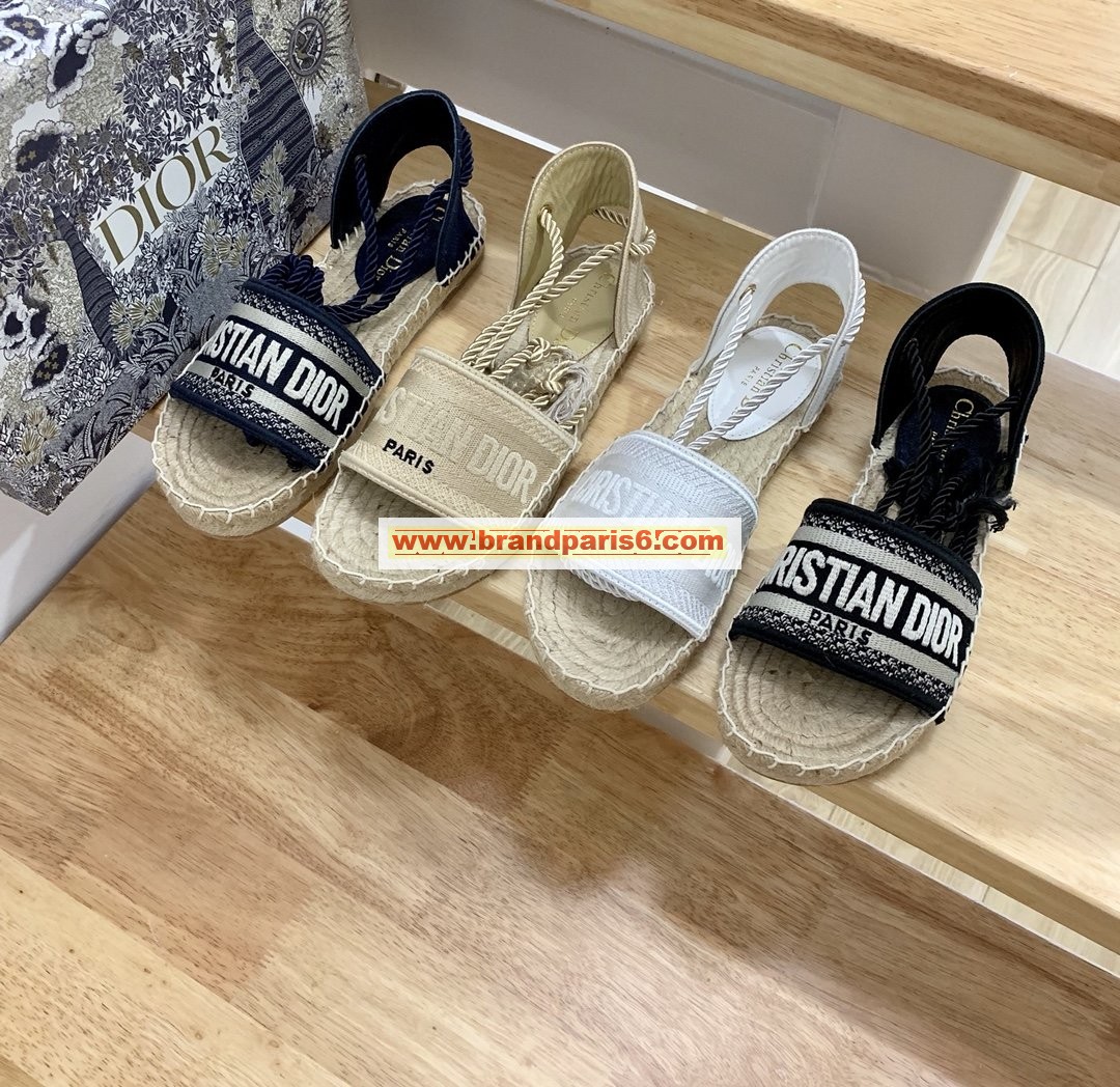CDJ20042-26　クリスチャンディオール CHRISTIAN DIOR 2020年夏最新入荷 EXPRESS エクスプレス ミュール フラット サマーサンダル スリッパ ビーチサンダル