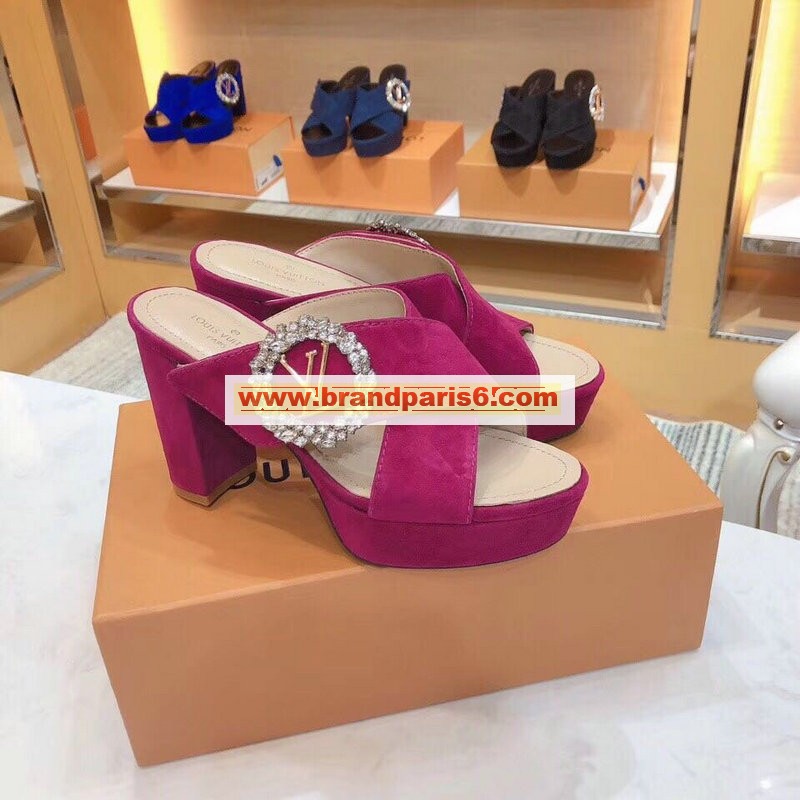 LVJ20042-26　ルイヴィトン LOUISVUITTON 2020年夏最新入荷 ホライズン ライン ミュール ハイヒールシューズ レディースシューズ サンダル サマーサンダル レザー