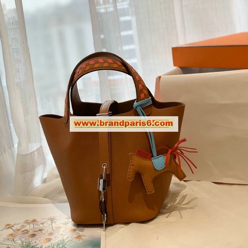 HPK18SBQK-063　エルメスHERMES 2020最新入荷 ピコタン ハンドバッグ トートバッグ バケットバッグ ヴォーエプソン