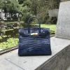 HBK30NEBL-063　エルメスHERMES 2020最新入荷 バーキンバッグ トートバッグ トップハンドルバッグ クロコ革