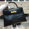 HKL19EPJK-063　エルメス HERMES 2020年最新入荷 ミニ ケリー トップハンドルバッグ トートバッグ クロコ革 レディースかばん