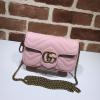 GG476433PF-057　グッチ GUCCI 2019年最新入荷 GGマーモント キルティングレザー スーパーミニバッグ 斜め掛け ショルダーバッグ