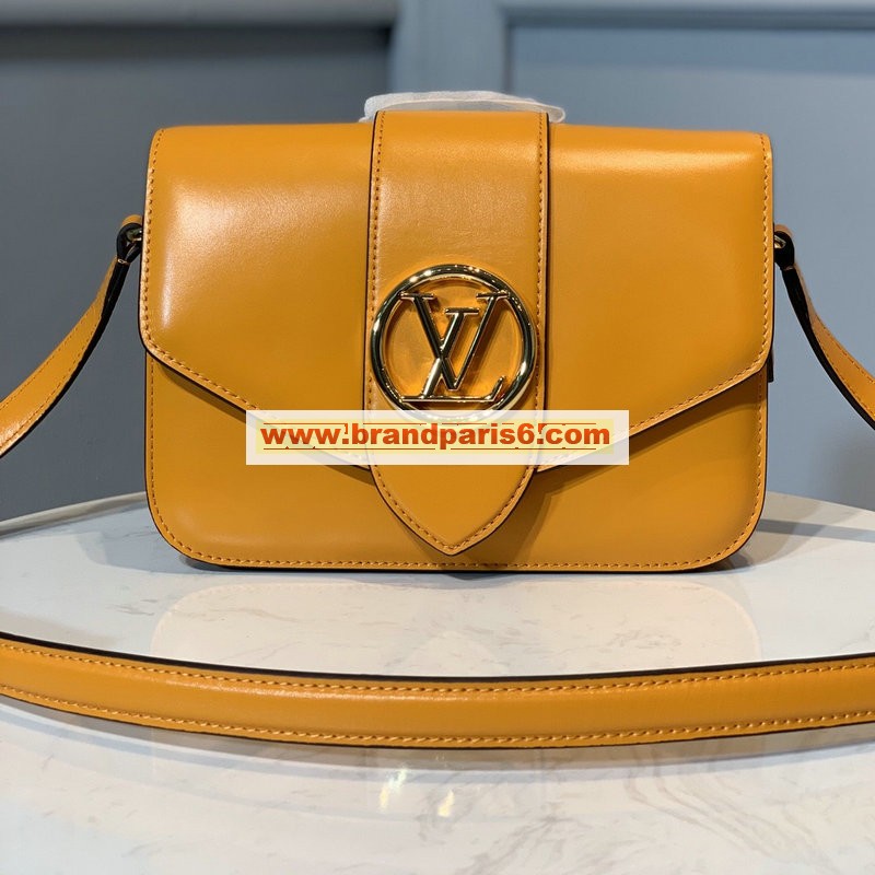 M55946-057　ルイヴィトン LOUISVUITTON 2020年最新入荷 LV PONT 9  LV ポンヌフ 斜め掛け ショルダーバッグ フラップバッグ レディースかばん スムースレザー