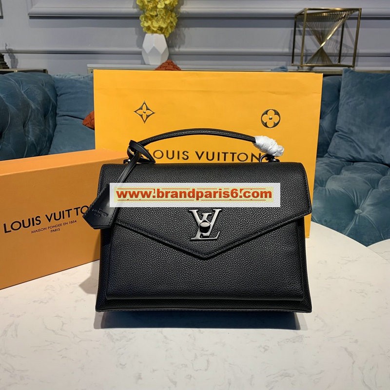 M55816-057　ルイヴィトン LOUISVUITTON 2020年最新入荷 マイロックミー トップハンドルバッグ 2way 斜め掛け ショルダーバッグ メッセンジャーバッグ グレインカーフレザー
