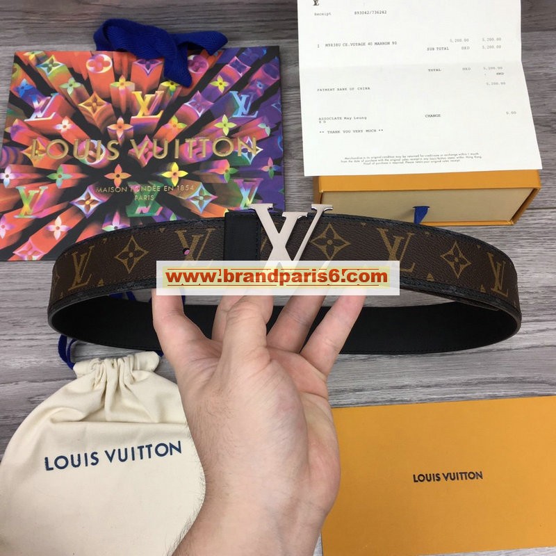 M0285Q-057　ルイヴィトン LOUISVUITTON 2020年最新入荷 リバーシブル ベルト 幅40mm カーフレザー 