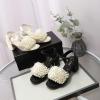 CHJ20093G-26　シャネル CHANEL 2020年夏最新入荷 パールサンダル ローヒール サマーサンダル レディースシューズ フラットシューズ レザー