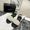 CHJ20093D-26　シャネル CHANEL 2020年夏最新入荷 パールサンダル サマーサンダル レディースシューズ フラットシューズ レザー