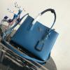 PD1BG775LK-DDB　プラダ PRADA 2020年最新入荷 ドゥーブレ ミディアムバッグ トートバッグ 2way ショルダーバッグ レディースかばん カーフレザー