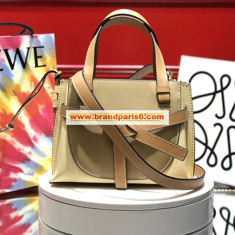 LE271940PJH-DDB　ロエベ LOEWE 2020年最新入荷 ゲート トップハンドバッグ パッチワークバッグ トートバッグ ハンドバッグ カーフレザー