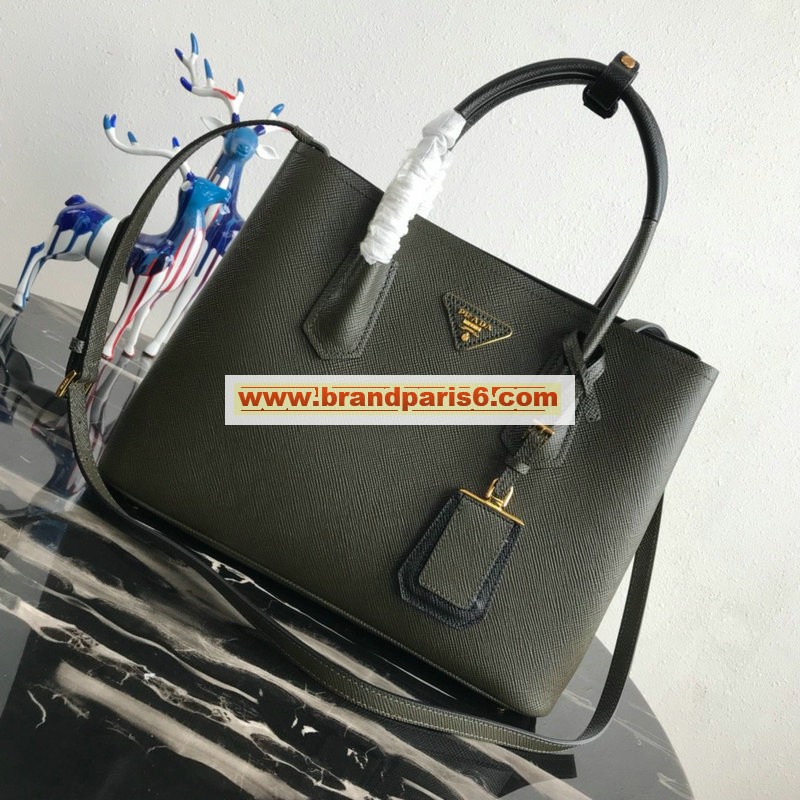 PD1BG775MK-DDB　プラダ PRADA 2020年最新入荷 ドゥーブレ ミディアムバッグ トートバッグ 2way ショルダーバッグ レディースかばん カーフレザー