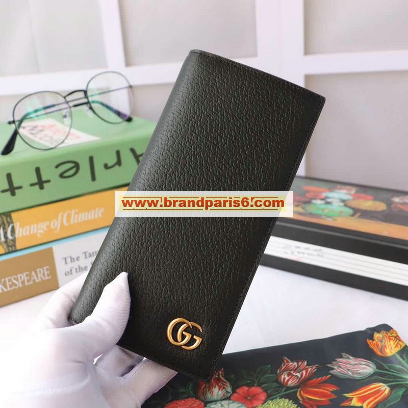 GG436023-057　グッチ GUCCI 2020年最新入荷 二つ折り長財布 ロングウォレット カーフレザー