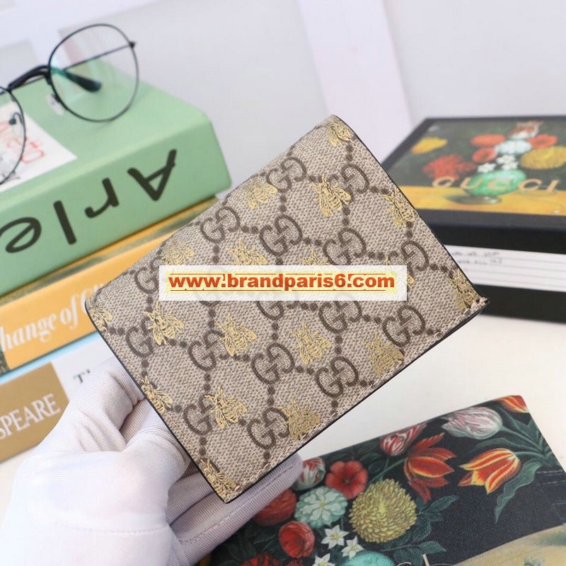 GG508757-057　グッチ GUCCI 2020年最新入荷 GGスプリーム キャンバス カードケース コインケース 札入れ付き 小銭入れ
