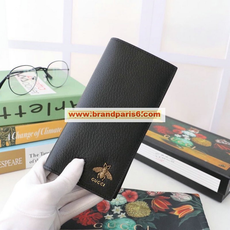 GG523668-057　グッチ GUCCI 2020年最新入荷 二つ折り長財布 ロングウォレット カーフレザー