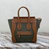 CE167793FHK-DDB　セリーヌ CELINE 2020年最新入荷 ナノ ラゲージバッグ トートバッグ ハンドバッグ テキスタイル カーフレザー