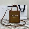 CE193302FKK-DDB　CELINE セリーヌ 2020年最新入荷 スモール バーティカル カバ ハンドバッグ トートバッグ テキスタイル カーフスキン 