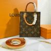 M69442-057　ルイヴィトン LOUIS VUITTON 2020年最新入荷 プティット サックプラ トップハンドルバッグ トートバッグ 2way ショルダーバッグ モノグラムキャンパス