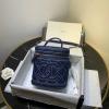 CH0323L-JS　シャネル CHANEL 2019年最新入荷 ヴァニティー ケース ショルダーバッグ 化粧かばん バケットバッグ ラムスキン