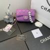 CH1436ZS-CC　シャネル CHANEL 2020年最新入荷 スモール フラップバッグ 斜め掛け ショルダーバッグ レディースかばん ラムスキン コスチューム パール 