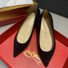 CLJ20012D-26　クリスチャンルブタン CHRISTIAN LOUBOUTIN 2020年秋冬最新入荷 パンプス フラットシューズ レディースシューズ レザー