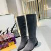 LVJ20051-26　ルイヴィトン LOUISVUITTON 2020年秋冬最新入荷 ロングブーツ ローヒールブーツ レディースシューズ カジュアルシューズ レザー 