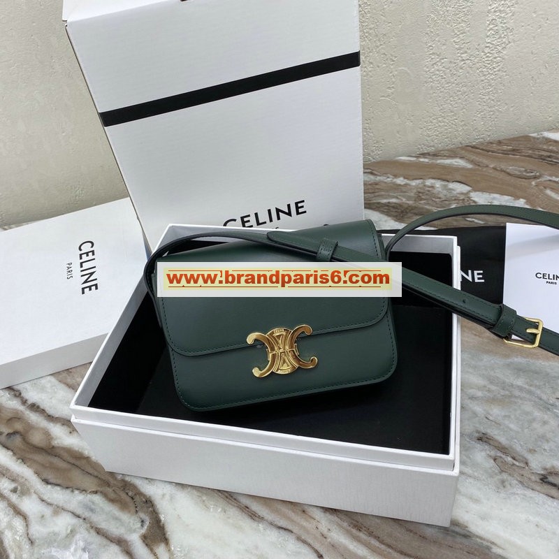 CE191903PML-DDB　CELINE セリーヌ 2020年最新入荷 トリオンフ スモール 斜め掛け ショルダーバッグ トラベルバッグ レディースかばん カーフレザー