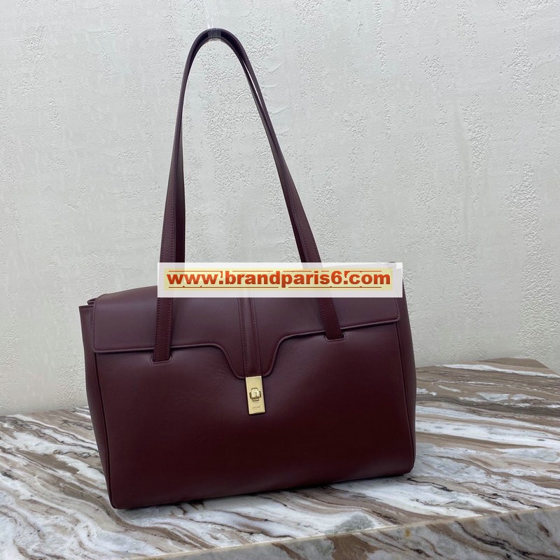 CE194043JH-DDB　CELINE セリーヌ 2020年最新入荷 ラージ 16 ソフト バッグ トートバッグ 肩掛け ショルダーバッグ スムースカーフスキン