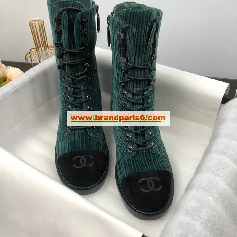 CHJ20111-26　シャネル CHANEL 2020年秋冬最新入荷 ロングブーツ レースアップシューズ マーティンシューズ 靴 レディースシューズ カーフレザー