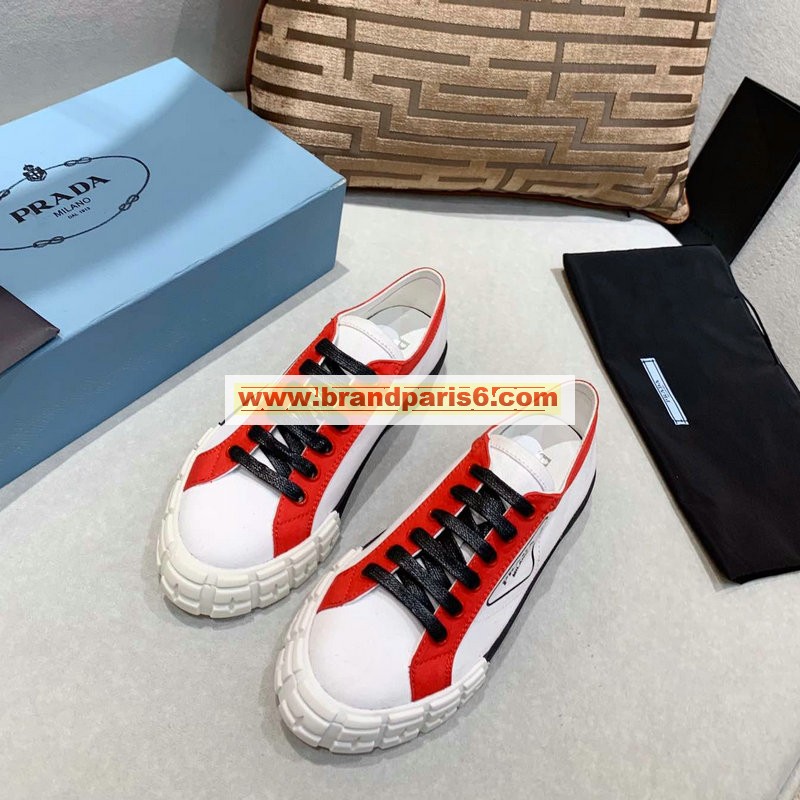 PDJ20007-26　プラダ PRADA 2020年秋冬最新入荷 スニーカー レディース カジュアルシューズ スポーツシューズ レースアップシューズ