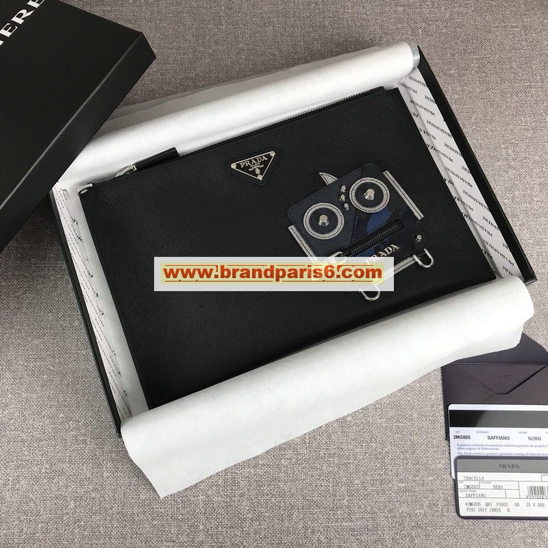 PD2NG005J-JS　プラダ PRADA 2020年最新入荷 手持ちかばん クラッチバッグ セカンドバッグ カーフレザー