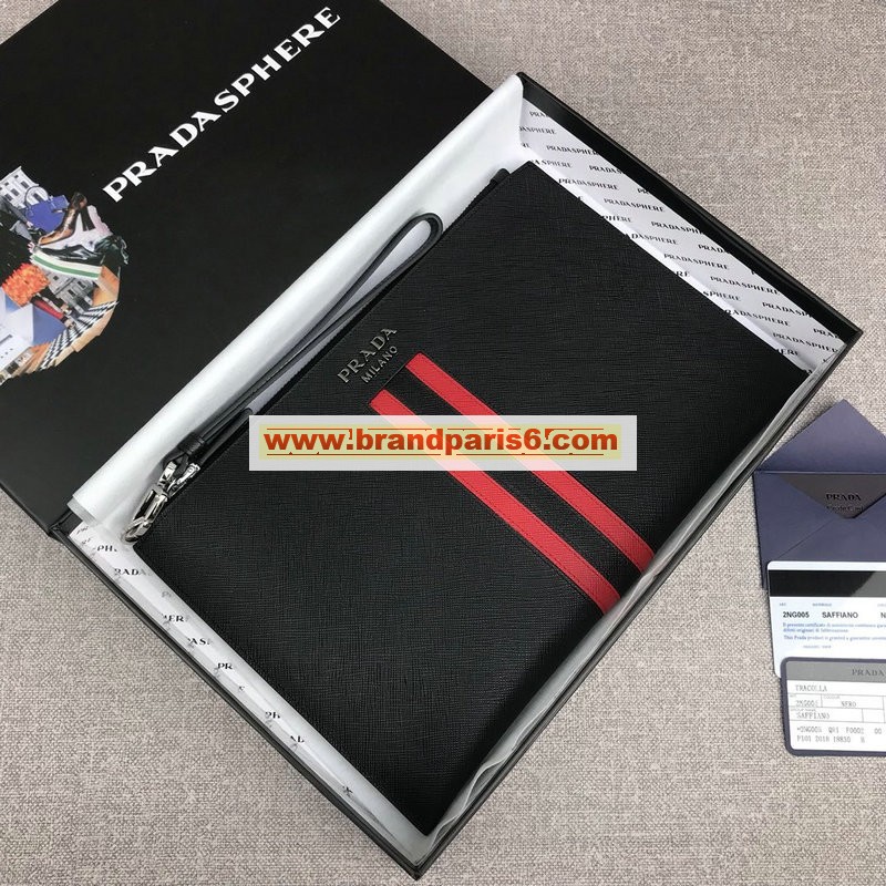 PD2NG005TE-JS　プラダ PRADA 2020年最新入荷 手持ちかばん クラッチバッグ セカンドバッグ カーフレザー