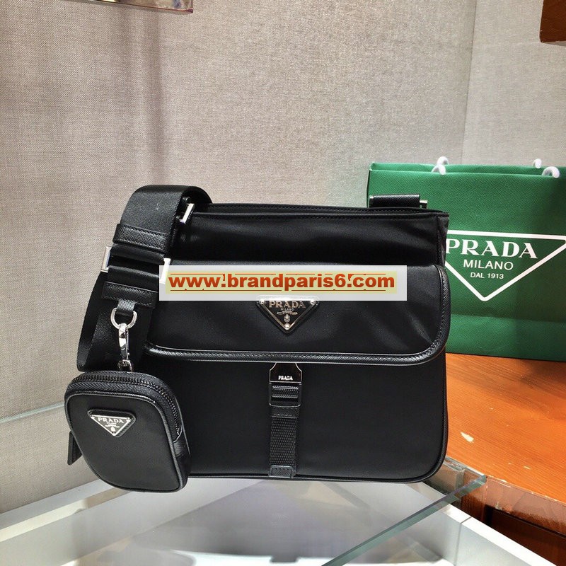 PD2VH110-JS　プラダ PRADA 2020年最新入荷 斜め掛け ショルダーバッグ メンズかばん カーフレザー