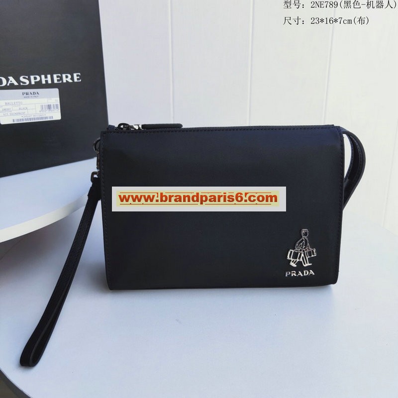PD2NE789J-JS　プラダ PRADA 2020年最新入荷 手持ちかばん クラッチバッグ セカンドバッグ メンズかばん ナイロン