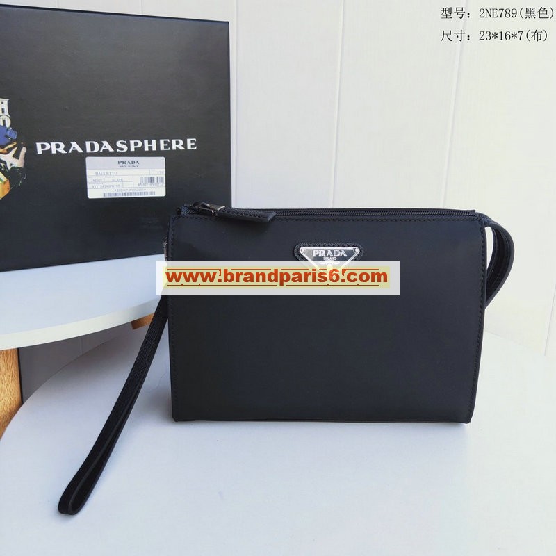 PD2NE789S-JS　プラダ PRADA 2020年最新入荷 手持ちかばん クラッチバッグ セカンドバッグ メンズかばん ナイロン