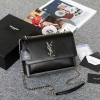 YSL442906PYK-JS　イヴサンローラン Saint laurent YSL 2020年最新入荷 チェーンウォレット フラップバッグ 斜め掛け ショルダーバッグ レディースかばん スムースカーフレザー