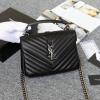 YSL487213YK-JS　イヴサンローラン Saint laurent YSL 2020年最新入荷 チェーン フラップバッグ 斜め掛け ショルダーバッグ レディースかばん カーフレザー