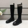 CHJ20126Z-26　シャネル CHANEL 2020年秋冬最新入荷 ロングブーツ フラット ソックスブーツ レディースシューズ カーフレザー 靴