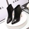 CHJ20131Y-26　シャネル CHANEL 2020年秋冬最新入荷 ショートブーツ ハイヒールシューズ ピンヒール レディースシューズ カーフレザー 靴