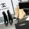 CHJ20130-26　シャネル CHANEL 2020年秋冬最新入荷 ショートブーツ ハイヒールシューズ ピンヒール レディースシューズ ラムスキン 靴