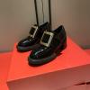 RVJ20004-26　ロジェヴィヴィエ ROGER VIVIER 2020年秋冬最新入荷 ローファーシューズ ローヒールシューズ レディースシューズ パテントレザー 靴