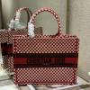 CD8022DR-025　クリスチャンディオール CHRISTIAN DIOR 2020年最新入荷 Book Tote ブック トートバッグ ハンドバッグ 刺繍入り 