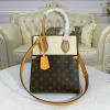 M45376-057　ルイヴィトン LOUIS VUITTON 2020年最新入荷 フォールド トートバッグ MM トップハンドルバッグ 2way ショルダーバッグ モノグラムキャンバス