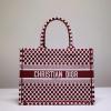 CD8022RRD-YZQ　クリスチャンディオール CHRISTIAN DIOR 2020年最新入荷 Book Tote ブック トートバッグ ハンドバッグ 刺繍入り 