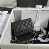 CH1649QJK-025　シャネル CHANEL 2020年最新入荷 WOC ミニフラップバッグ 斜め掛け ショルダーバッグ チェーンウォレット レディースかばん カーフレザー