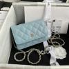 CH1649QJL-025　シャネル CHANEL 2020年最新入荷 WOC ミニフラップバッグ 斜め掛け ショルダーバッグ チェーンウォレット レディースかばん カーフレザー