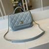 CH93749QL-025　シャネル CHANEL 2020年最新入荷 トップハンドルバッグ トートバッグ 2way ショルダーバッグ キャビアスキン