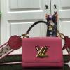 M57063-025　ルイヴィトン LOUISVUITTON 2020年最新入荷 ツイスト MINI トップハンドルバッグ トートバッグ 2way ショルダーバッグ エピレザー