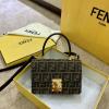 FD5111-BXN　フェンディ FENDI 2020年最新入荷 トップハンドルバッグ トートバッグ ハンドバッグ 2way ショルダーバッグ レザー 